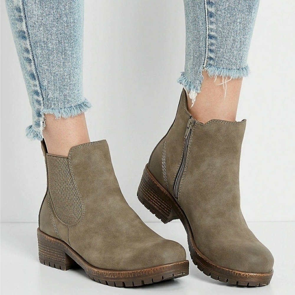 🦋 NWB ANNA ZIP UP BOOTS
